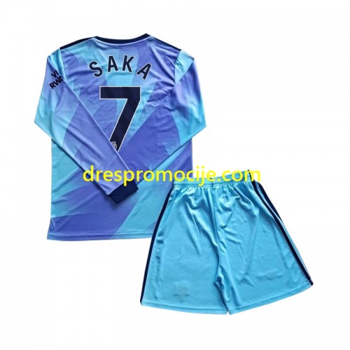 Arsenal Saka 7 Dres Dječji Treći 2024/2025 Dugim Rukavima Arsenal Saka 7 Dres Dječji Treći 2024/2025 Dugim Rukavima